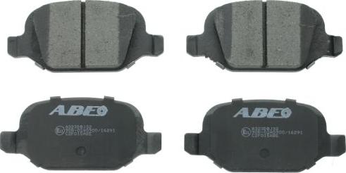 ABE C2F015ABE - Тормозные колодки, дисковые, комплект autosila-amz.com