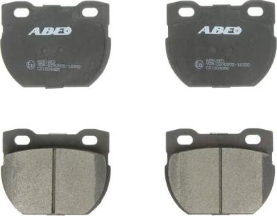 ABE C2I004ABE - Тормозные колодки, дисковые, комплект autosila-amz.com