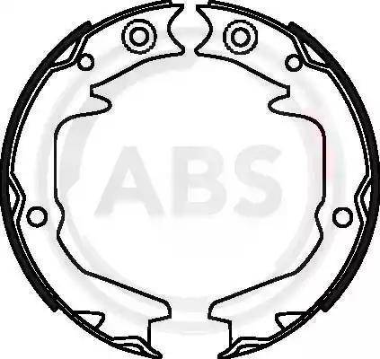 A.B.S. 9003 - Комплект тормозов, ручник, парковка autosila-amz.com