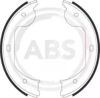 A.B.S. 9108 - Комплект тормозов, ручник, парковка autosila-amz.com