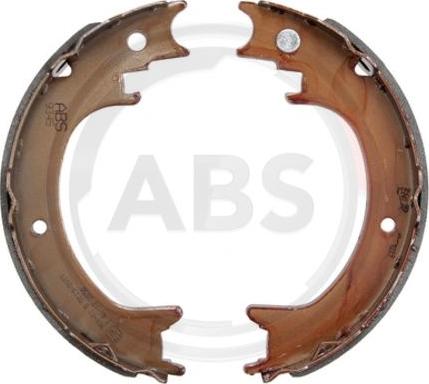 A.B.S. 9345 - Комплект тормозов, ручник, парковка autosila-amz.com