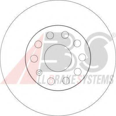 A.B.S. 17521 OE - Тормозной диск autosila-amz.com