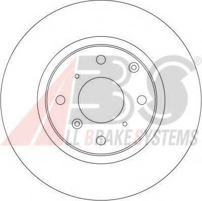 A.B.S. 15627 OE - Тормозной диск autosila-amz.com