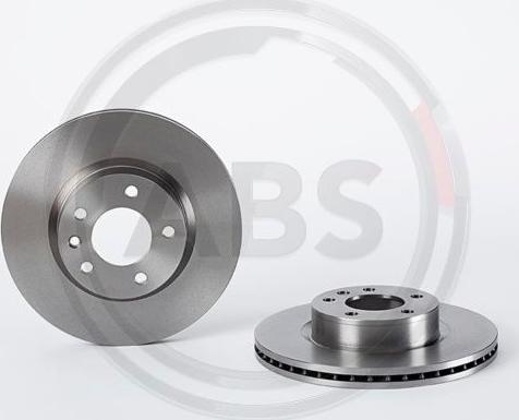 A.B.S. 09.5889.10 - Тормозной диск autosila-amz.com