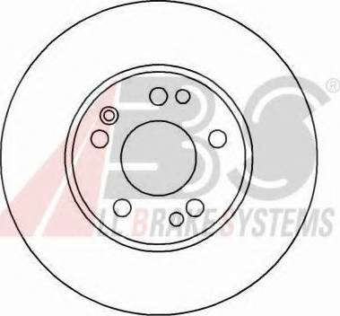 A.B.S. 16107 OE - Тормозной диск autosila-amz.com