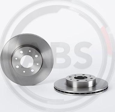 A.B.S. 09.6725.10 - Тормозной диск autosila-amz.com