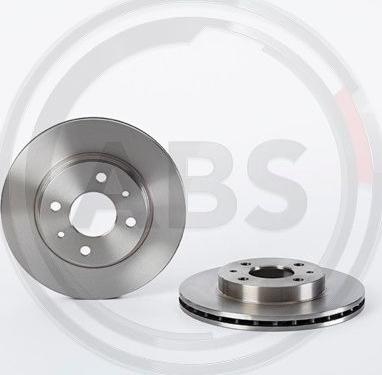 A.B.S. 09.8894.14 - Тормозной диск autosila-amz.com