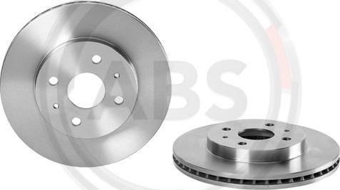 A.B.S. 09.B524.10 - Тормозной диск autosila-amz.com