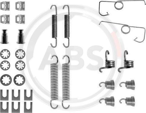 A.B.S. 0644Q - Комплектующие, барабанный тормозной механизм autosila-amz.com