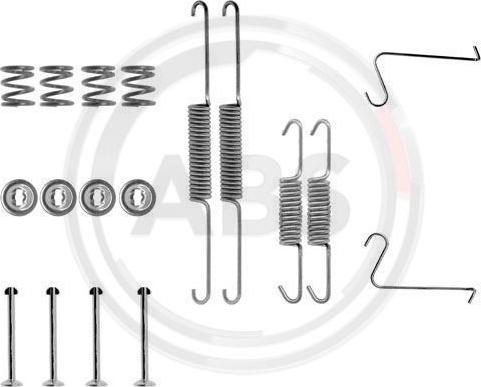 A.B.S. 0603Q - Комплектующие, барабанный тормозной механизм autosila-amz.com