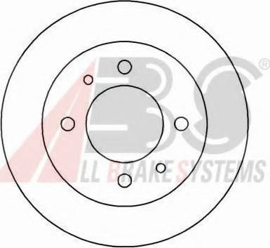 A.B.S. 16563 OE - Тормозной диск autosila-amz.com