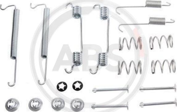 A.B.S. 0849Q - Комплектующие, барабанный тормозной механизм autosila-amz.com