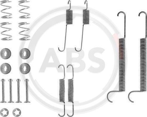 A.B.S. 0746Q - Комплектующие, барабанный тормозной механизм autosila-amz.com