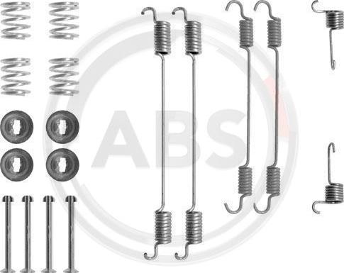 A.B.S. 0750Q - Комплектующие, барабанный тормозной механизм autosila-amz.com