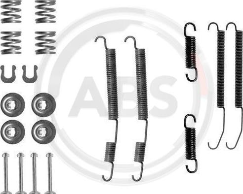 A.B.S. 0760Q - Комплектующие, барабанный тормозной механизм autosila-amz.com