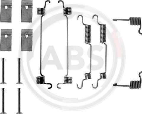 A.B.S. 0735Q - Комплектующие, барабанный тормозной механизм autosila-amz.com