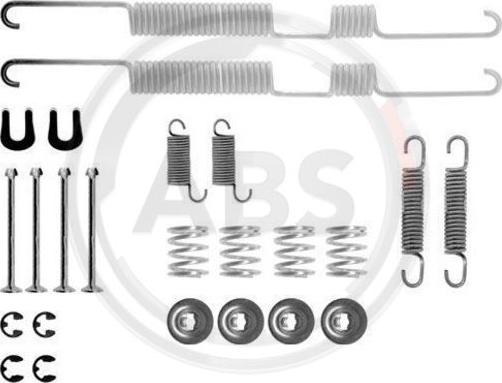 A.B.S. 0730Q - Комплектующие, барабанный тормозной механизм autosila-amz.com