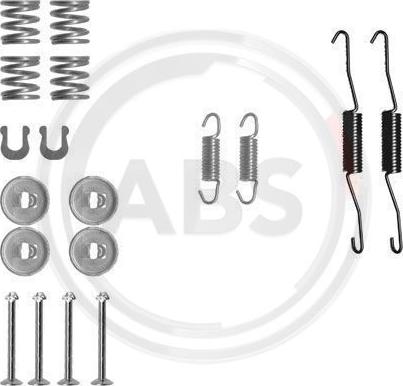 A.B.S. 0778Q - Комплектующие, барабанный тормозной механизм autosila-amz.com