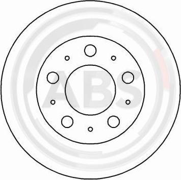 A.B.S. 15933 - Тормозной диск autosila-amz.com