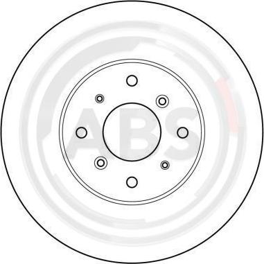 A.B.S. 15613 - Тормозной диск autosila-amz.com