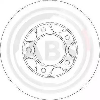 A.B.S. 15773 - Тормозной диск autosila-amz.com