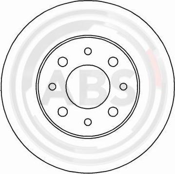 A.B.S. 16904 - Тормозной диск autosila-amz.com