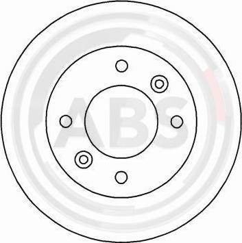 A.B.S. 16936 - Тормозной диск autosila-amz.com