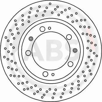 A.B.S. 16490 - Тормозной диск autosila-amz.com