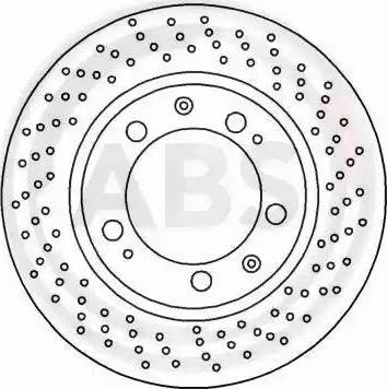 A.B.S. 16491 - Тормозной диск autosila-amz.com