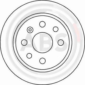 A.B.S. 16488 - Тормозной диск autosila-amz.com