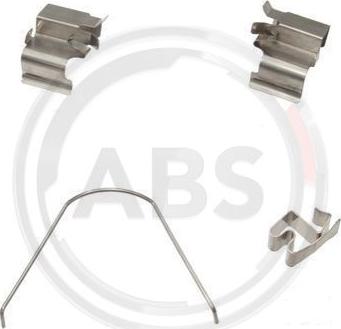 A.B.S. 1651Q - Комплектующие для колодок дискового тормоза autosila-amz.com