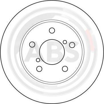 A.B.S. 16631 - Тормозной диск autosila-amz.com