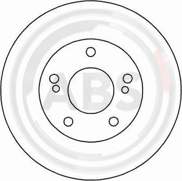 A.B.S. 16040 - Тормозной диск autosila-amz.com