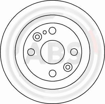 A.B.S. 16088 - Тормозной диск autosila-amz.com