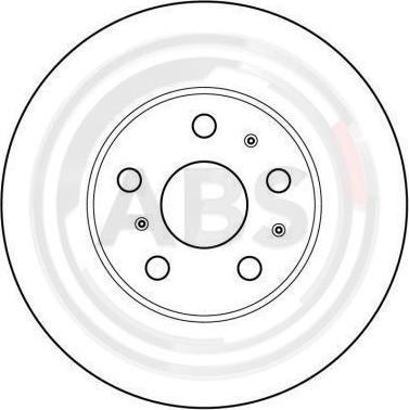 A.B.S. 16021 - Тормозной диск autosila-amz.com