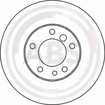 A.B.S. 16102 - Тормозной диск autosila-amz.com