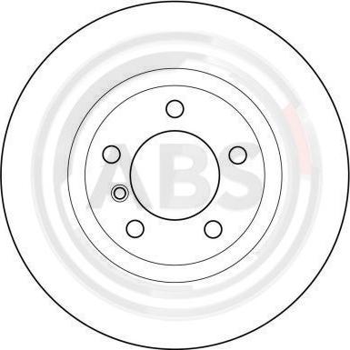 A.B.S. 16335 - Тормозной диск autosila-amz.com