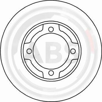 A.B.S. 16321 - Тормозной диск autosila-amz.com