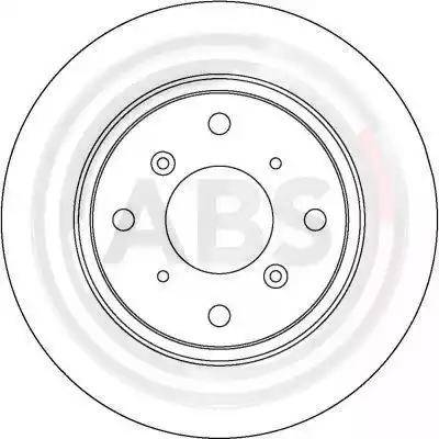 A.B.S. 16267 - Тормозной диск autosila-amz.com