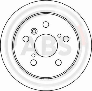 A.B.S. 16229 - Тормозной диск autosila-amz.com