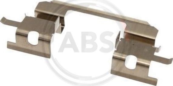 A.B.S. 1672Q - Комплектующие для колодок дискового тормоза autosila-amz.com