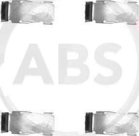 A.B.S. 1094Q - Комплектующие для колодок дискового тормоза autosila-amz.com