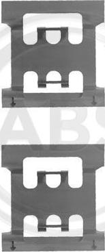 A.B.S. 1083Q - Комплектующие для колодок дискового тормоза autosila-amz.com