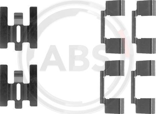 A.B.S. 1160Q - Комплектующие для колодок дискового тормоза autosila-amz.com