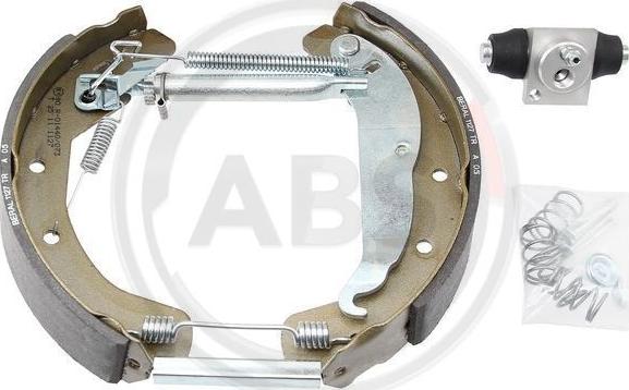 A.B.S. 111441 - Комплект тормозных колодок, барабанные autosila-amz.com