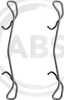 A.B.S. 1189Q - Комплектующие для колодок дискового тормоза autosila-amz.com