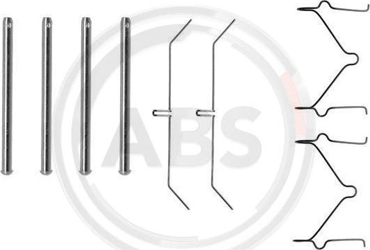 A.B.S. 1129Q - Комплектующие для колодок дискового тормоза autosila-amz.com