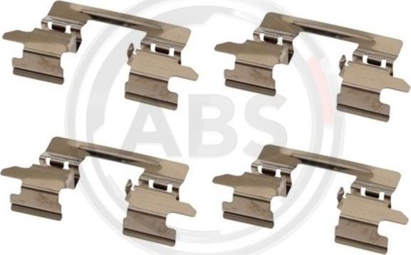 A.B.S. 1841Q - Комплектующие, колодки дискового тормоза autosila-amz.com