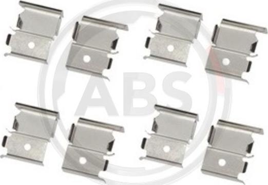 A.B.S. 1855Q - Комплектующие для колодок дискового тормоза autosila-amz.com