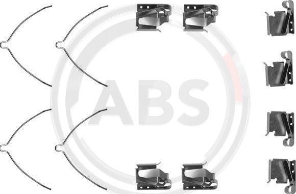 A.B.S. 1269Q - Комплектующие для колодок дискового тормоза autosila-amz.com